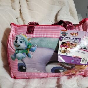 Nickelodeon Pink Sleepover Bag with Characters